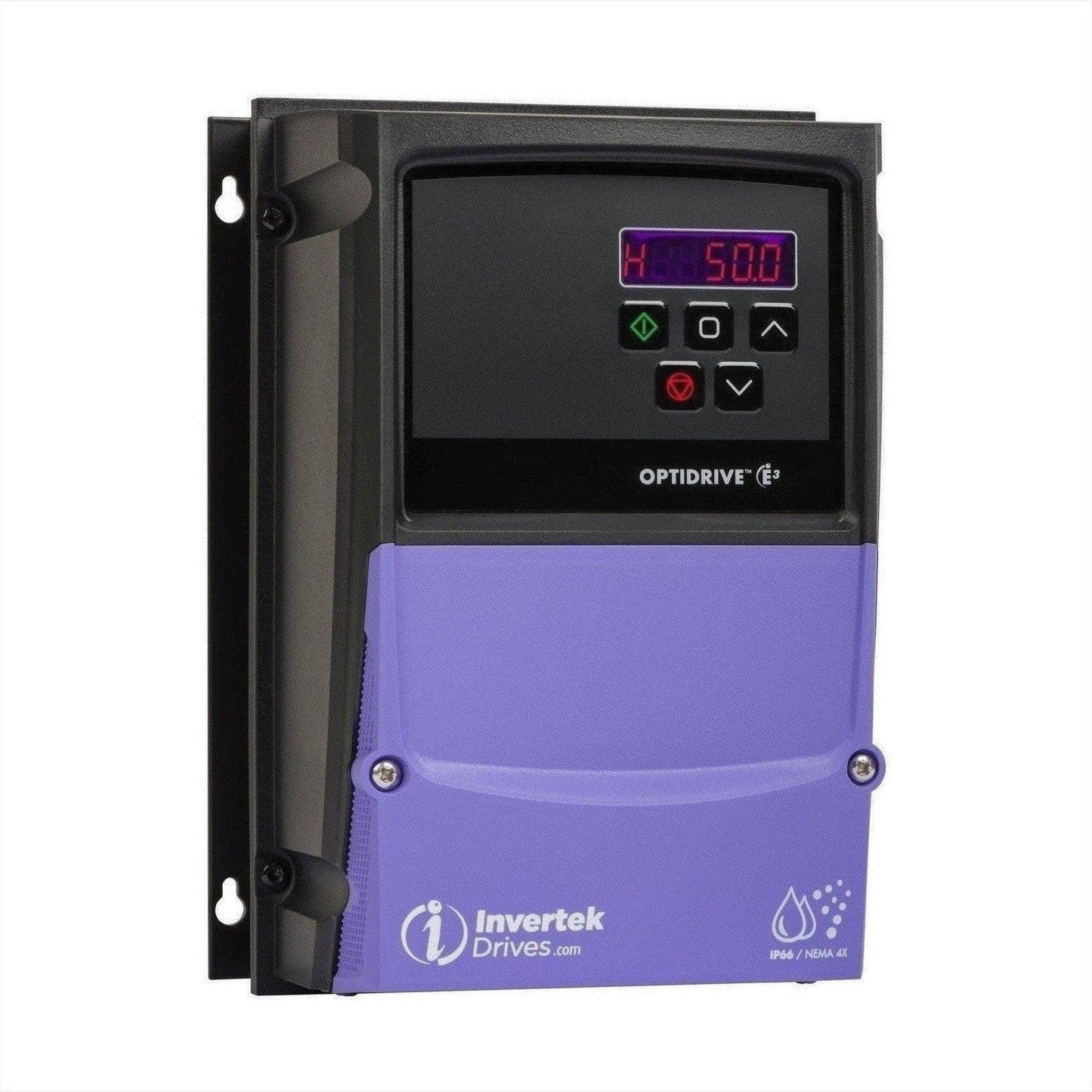 E3 IP66 Indoor/Outdoor 1.5kW 400V 3ph AC Inverter, C1 EMC by IDL