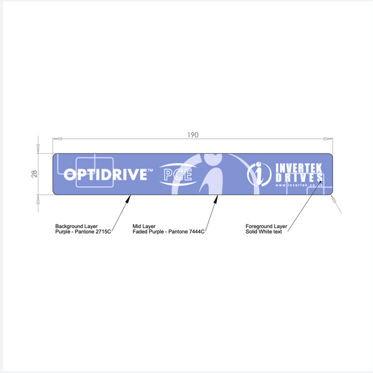 PCE Main Branding Adhesive Label by Shenyang Guangyuan
