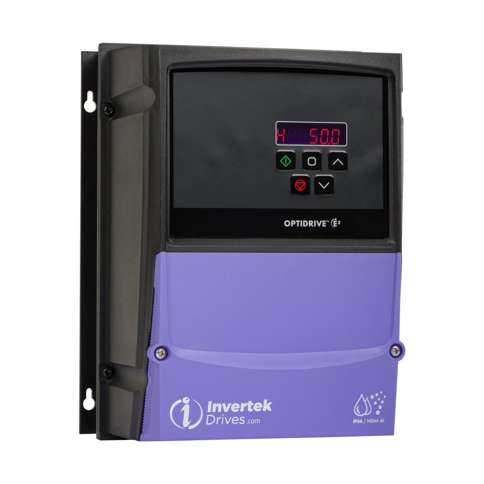 E3 IP66 Indoor/Outdoor 4kW 230V 1ph to 3ph AC Inverter, DBr, C1 EMC by IDL