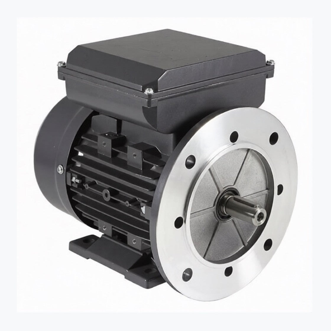 INVERTEK 240V Single Phase Motor 0,75kW (1HP) Cap Run 4P 80-19 B35 Foot/Flange by ABLE