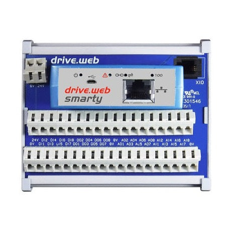 smarty1 | Automation Controller, Ethernet and USB, Distributed Control, 32 I/O Points (Analog Out Unipolar) by BARDAC