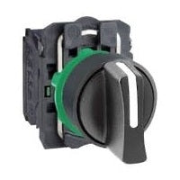 Sel Switch plast black 3pos stay put 2NO by Schneider