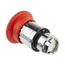 Head E.stop metal red mushr 40mm turn by Schneider