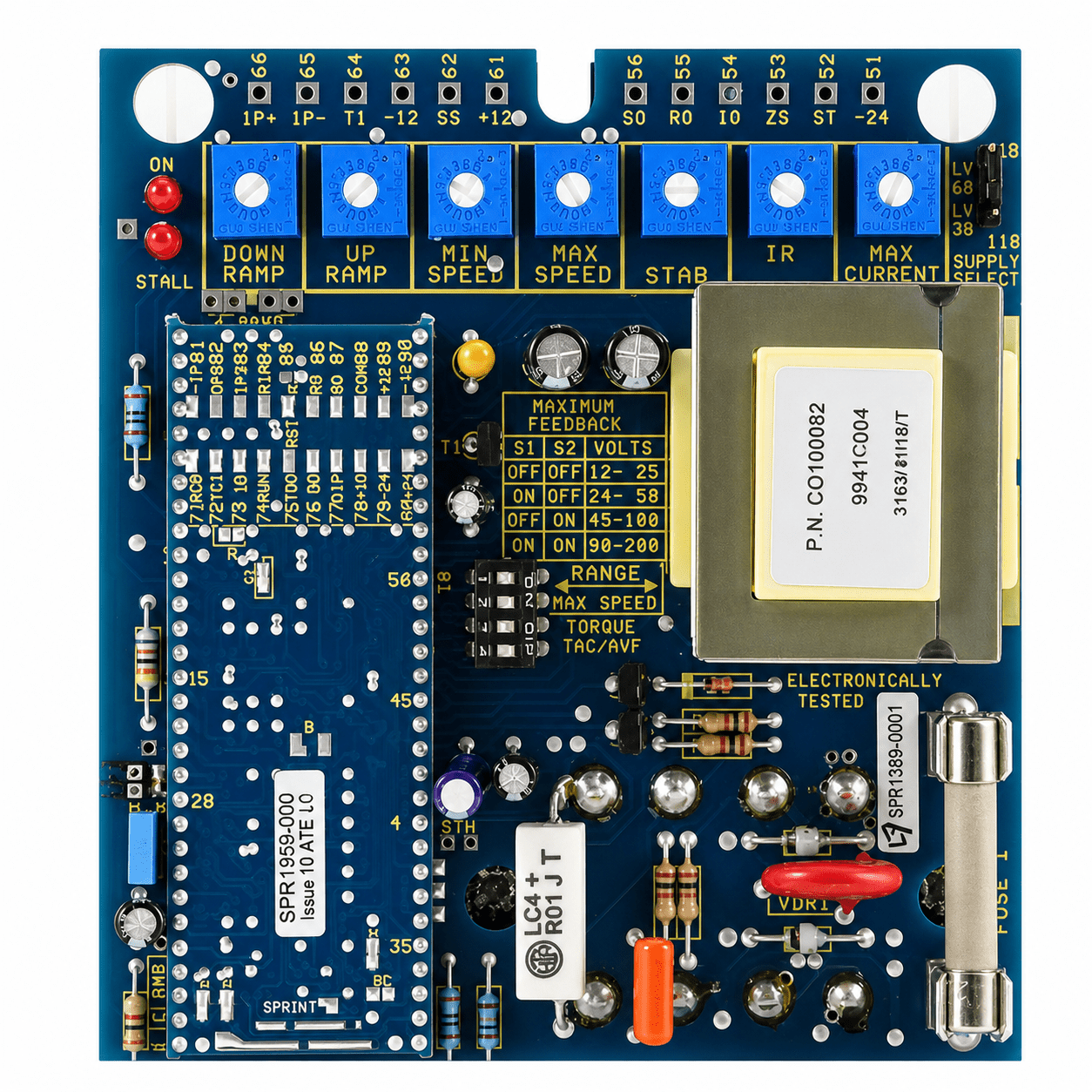Sprint 1200 12A 1.8kW 1Q 110V/230V 1ph AC to DC Non Isolated by SPRINT