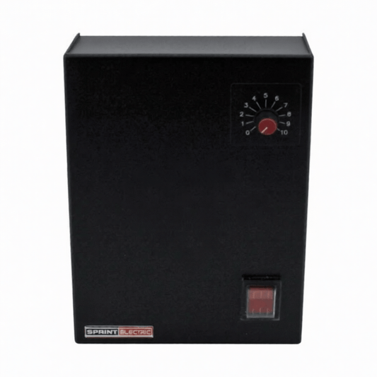 1Q DC Drive, Enclosed - on/off, fuse & speed setting pot by SPRINT